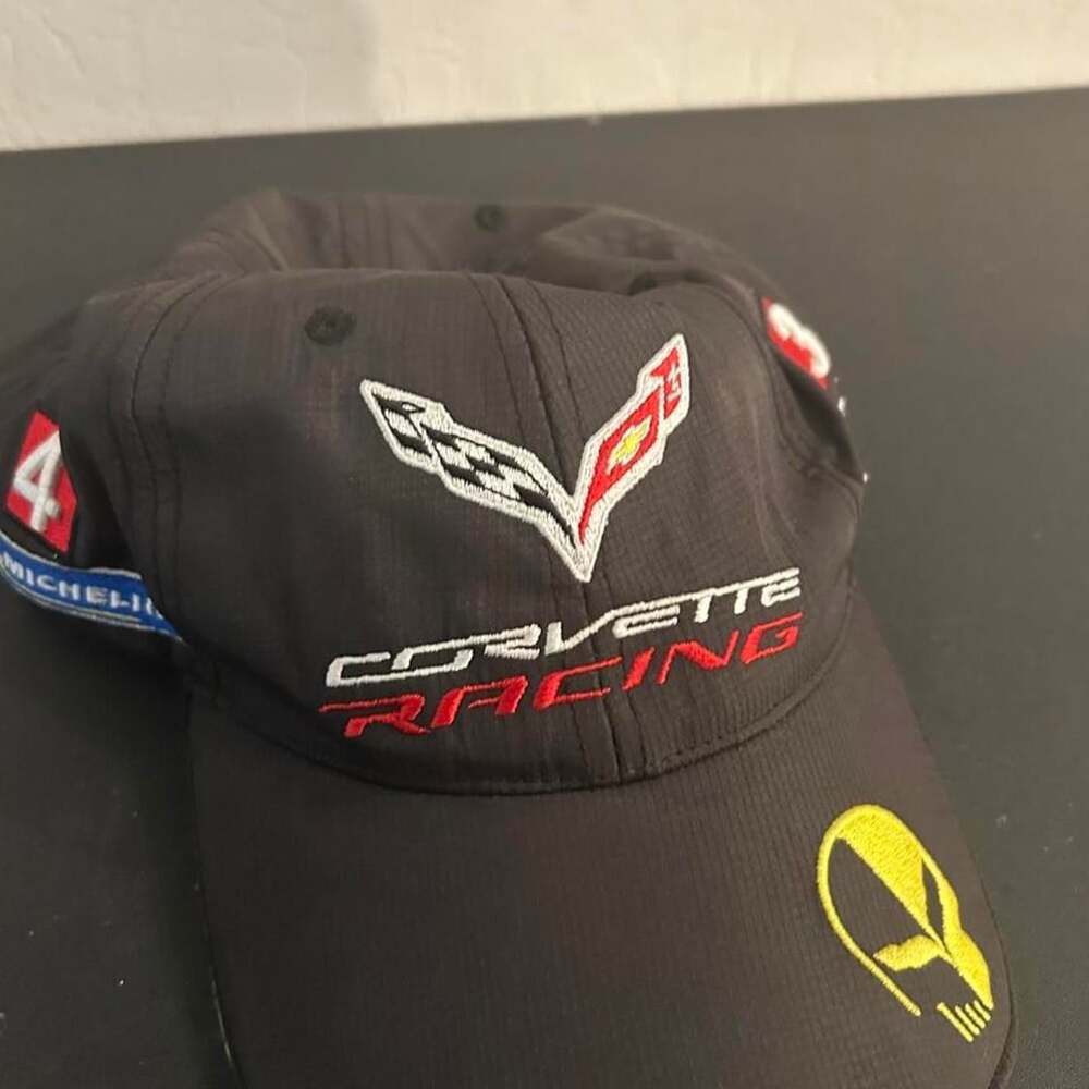 Corvette Racing Baseball Cap Black C7.R Michelin SiriusXM